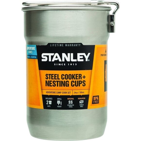 Stanley Camp Cook Set - 24oz Kettle w/ 2 Nesting C - Picture 2 of 5